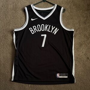 Nike Black and White Brooklyn Jersey